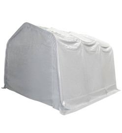 Tente de rangement PVC 550 g/m² 4x6 m Blanc