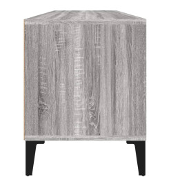 Meuble TV sonoma gris 100x34,5x44,5 cm bois d'ingénierie