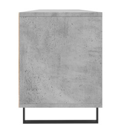 Meuble TV gris béton 150x30x44,5 cm bois d'ingénierie