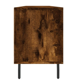 Meuble TV chêne fumé 150x30x44,5 cm bois d'ingénierie