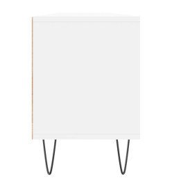 Meuble TV blanc 150x30x44,5 cm bois d'ingénierie