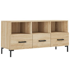 Meuble TV chêne sonoma 102x36x50 cm bois d'ingénierie