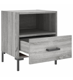 Tables de chevet 2 pcs gris sonoma 40x35x47,5 cm