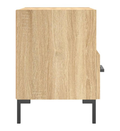 Table de chevet chêne sonoma 40x35x47,5 cm bois d’ingénierie