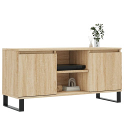 Meuble TV chêne sonoma 104x35x50 cm bois d'ingénierie