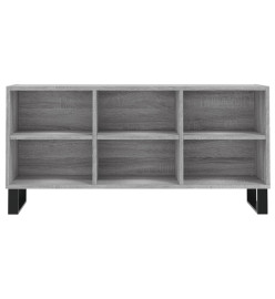 Meuble TV sonoma gris 103,5x30x50 cm bois d'ingénierie