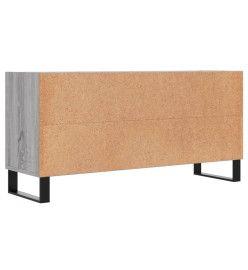 Meuble TV sonoma gris 103,5x30x50 cm bois d'ingénierie