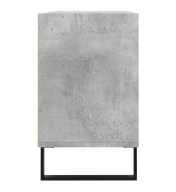 Meuble TV gris béton 103,5x30x50 cm bois d'ingénierie