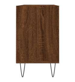 Meuble TV chêne marron 103,5x30x50 cm bois d'ingénierie