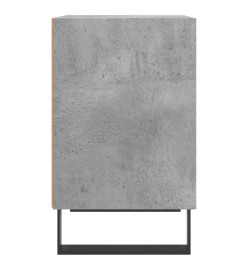 Table de chevet gris béton 40x30x50 cm bois d'ingénierie