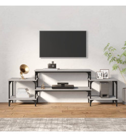 Meuble TV Sonoma gris 157x35x52 cm bois d'ingénierie