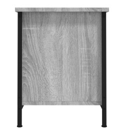 Meuble TV avec portes sonoma gris 60x35x45 cm bois d'ingénierie