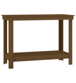 Banc de travail Marron miel 110x50x80 cm Bois de pin massif