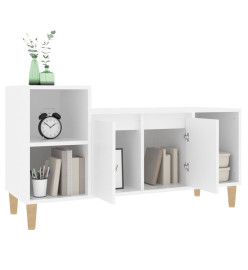 Meuble TV Blanc 100x35x55 cm Bois d'ingénierie