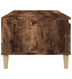 Table basse Chêne fumé 90x50x36,5 cm Bois d'ingénierie