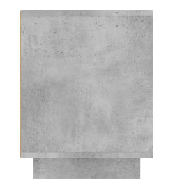 Meuble TV gris béton 102x35x45 cm bois d'ingénierie