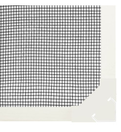 Moustiquaire magnétique pour fenêtres blanc 80x120 cm