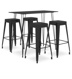 Ensemble de bar 5 pcs Noir