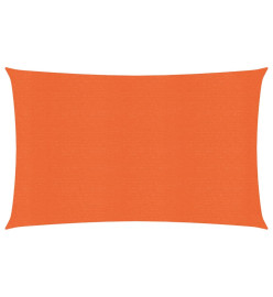 Voile d'ombrage 160 g/m² Orange 2x4 m PEHD