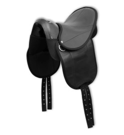 Ensemble de selle Pony 10" Noir