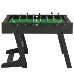 Table de football pliante 121 x 61 x 80 cm Noir