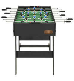 Table de football pliante 121 x 61 x 80 cm Noir