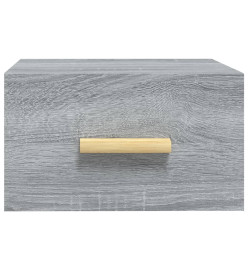 Table de chevet murale sonoma gris 35x35x20 cm