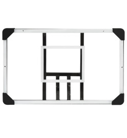 Panneau de basket-ball Transparent 71x45x2,5 cm Polycarbonate