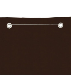 Écran de balcon Marron 120x240 cm Tissu Oxford