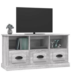 Meuble TV sonoma gris 100x35x50 cm bois d'ingénierie