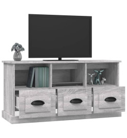 Meuble TV sonoma gris 100x35x50 cm bois d'ingénierie