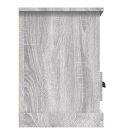 Meuble TV sonoma gris 100x35x50 cm bois d'ingénierie