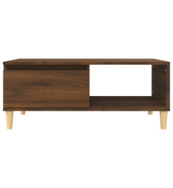 Table basse Chêne marron 90x50x36,5 cm Bois d'ingénierie