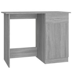 Bureau Sonoma gris 100x50x76 cm Bois d'ingénierie