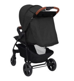 Poussette pour bébé 3-en-1 Anthracite Acier