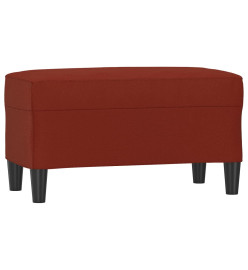 Banc Rouge bordeaux 70x35x41 cm Similicuir