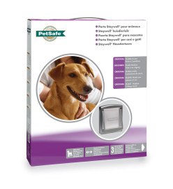 PetSafe Porte à 2 voies pour chiens 757 Medium 26,7 x 22,8 cm Argenté