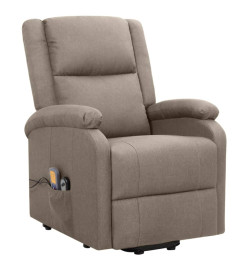 Fauteuil de massage Taupe Tissu