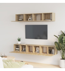 Ensemble de meubles TV 5 pcs Chêne sonoma Bois d'ingénierie