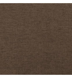 Repose-pied Marron 45x29,5x35 cm Tissu