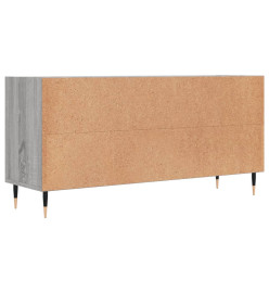 Meuble TV sonoma gris 103,5x30x50 cm bois d'ingénierie