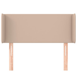 Tête de lit avec oreilles Cappuccino 103x16x78/88 cm Similicuir
