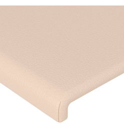Tête de lit avec oreilles Cappuccino 103x16x78/88 cm Similicuir