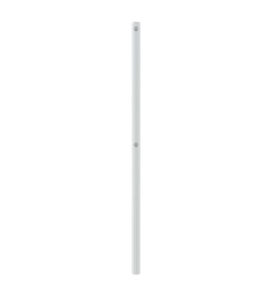Tête de lit métal blanc 200 cm