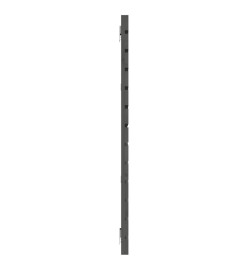 Tête de lit murale Gris 166x3x91,5 cm Bois massif de pin