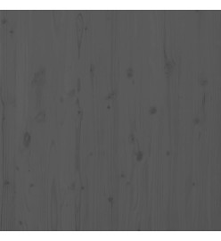 Tête de lit murale Gris 166x3x91,5 cm Bois massif de pin