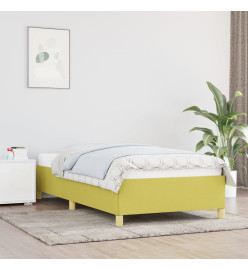 Cadre de lit Vert 80x200 cm Tissu