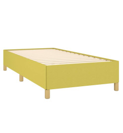 Cadre de lit Vert 80x200 cm Tissu