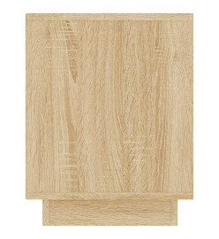 Meuble TV chêne sonoma 102x35x45 cm bois d'ingénierie