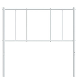 Tête de lit métal blanc 100 cm
